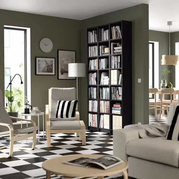 Стеллаж Ikea Billy  237 x 120 x 28см cm / ЛДСП / Черный дуб photo 6