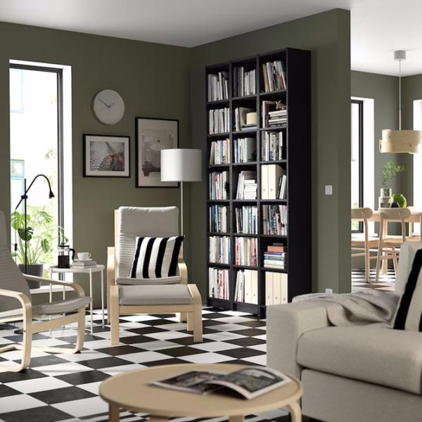 Стеллаж Ikea Billy  237 x 120 x 28см cm / ЛДСП / Черный дуб photo 6