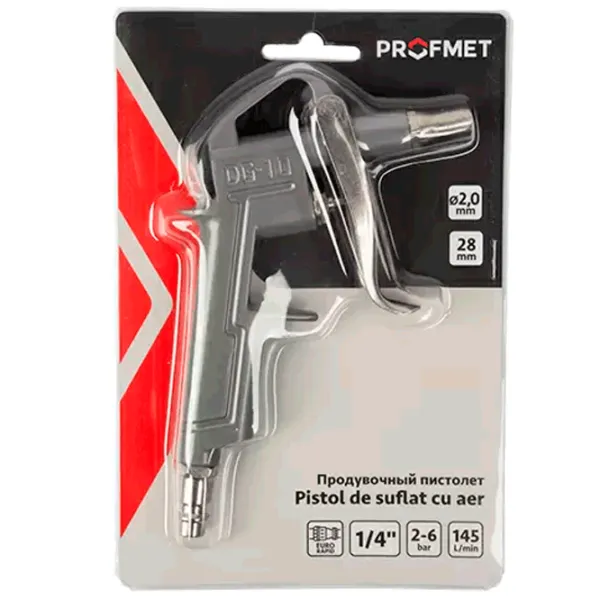 Пневмопистолет Profmet 891502 6 бар / Серый photo 4