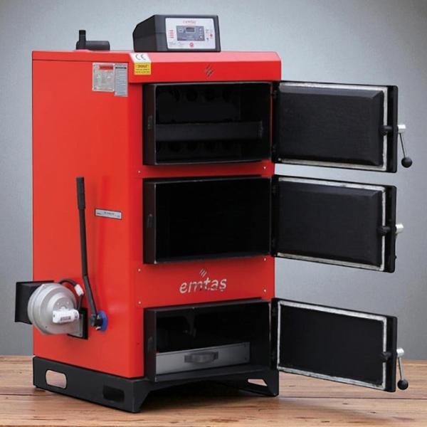 Cazan pe combustibil solid Emtas Standart 93 kW / 930 m² photo 4