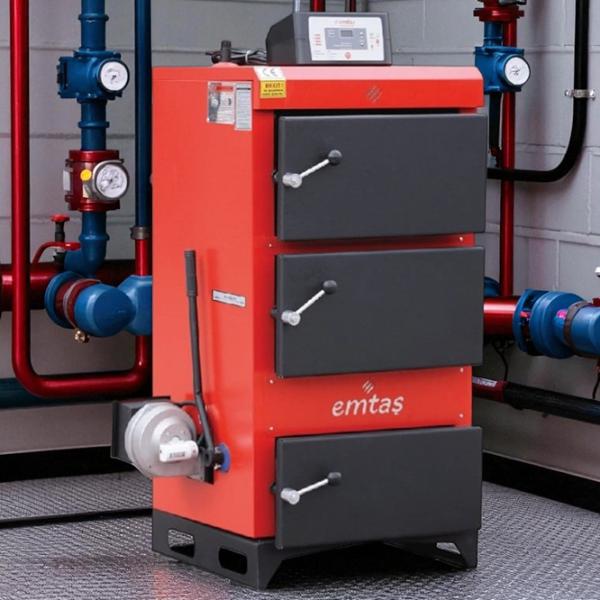 Cazan pe combustibil solid Emtas Standart 93 kW / 930 m² photo 5