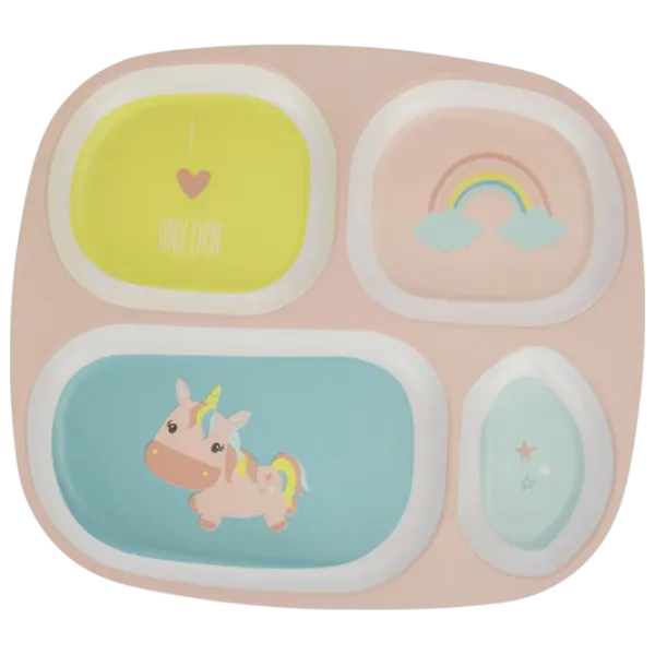 Миска Premaman Unicorn Для девочек / 6+ месяцев / Розовый photo 1