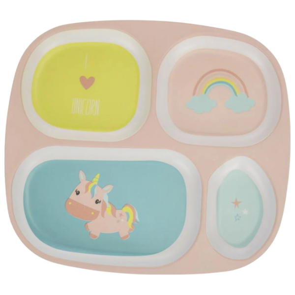 Миска Premaman Unicorn Для девочек / 6+ месяцев / Розовый photo 1