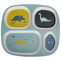 Миска Premaman My Dino Friends Для девочек / 6+ месяцев / Синий