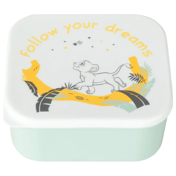 Lunch box Premaman Disney The Lion King Simba Pentru băieți / 6+ luni / Green photo 1