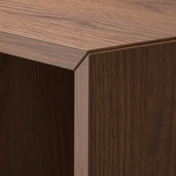 Стеллаж Ikea Eket 107 x 105 x 35см cm / ЛДСП / Oреховый photo 4