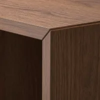 Стеллаж Ikea Eket 107 x 105 x 35см cm / ЛДСП / Oреховый photo 4