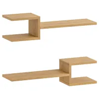 Полки Showdeko FORK SHELF SET ДСП / Дуб