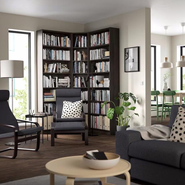 Стеллаж Ikea Billy  237 x 136 x 28см cm / ЛДСП / Oреховый photo 2