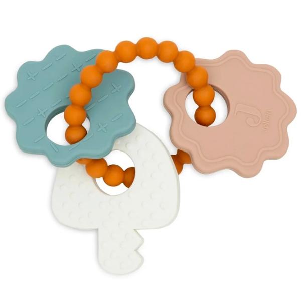 Игрушка для прорезывания зубов Jollein Birds Keychain от 3 месяцев photo 1
