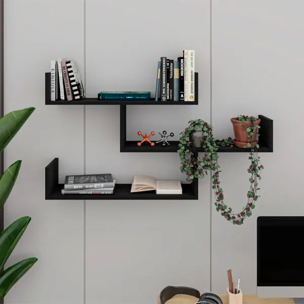 Raft Showdeko Tibet Bookcase PAL / Black photo 2