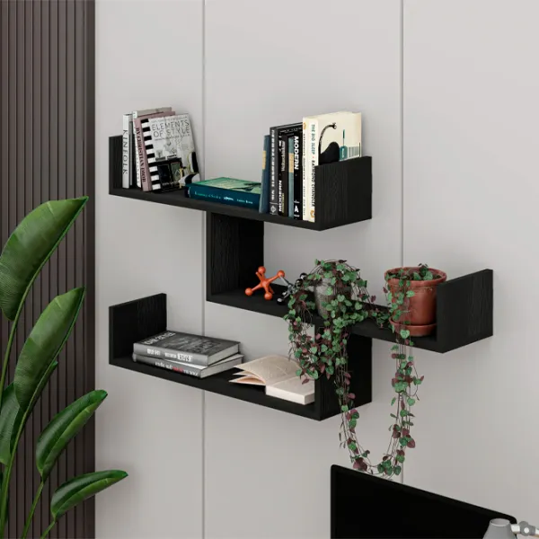 Raft Showdeko Tibet Bookcase PAL / Black photo 3