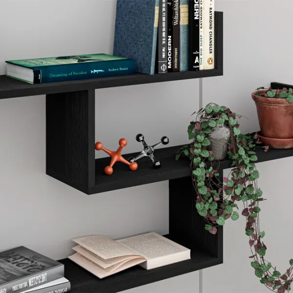 Raft Showdeko Tibet Bookcase PAL / Black photo 5