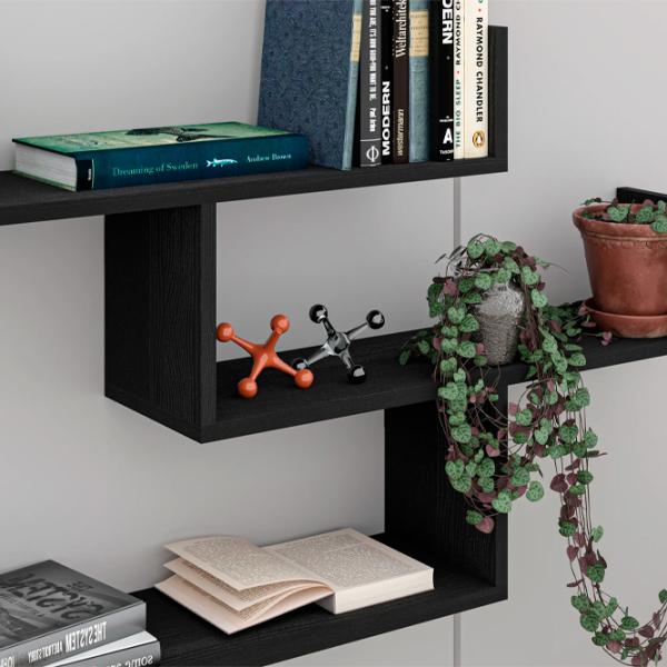 Raft Showdeko Tibet Bookcase PAL / Black photo 5