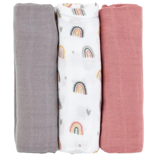 Пеленки Petite&Mars Moussy Rose Rainbows  / Разноцветный photo 1