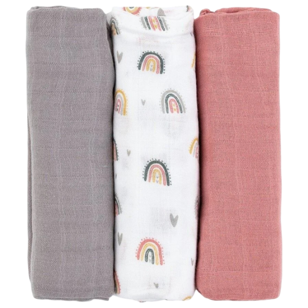 Пеленки Petite&Mars Moussy Rose Rainbows  / Разноцветный photo 1