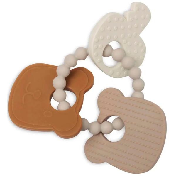 Jucărie pentru dentiție Jollein Teddy Bear de la 3 luni photo 1