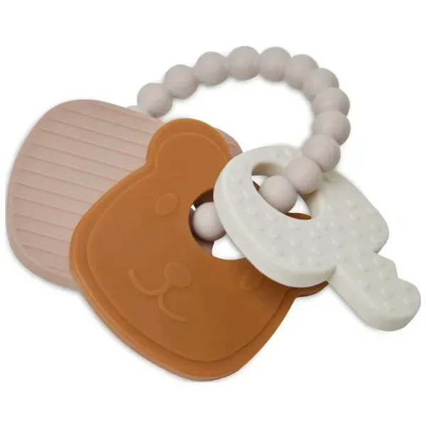 Jucărie pentru dentiție Jollein Teddy Bear de la 3 luni photo 2
