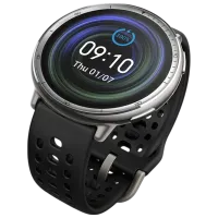 Ceas inteligent Amazfit Active 2 Round 1.32" / 33.5 mm / Silver - Black / photo 2