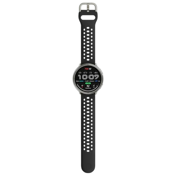 Умные часы Amazfit Active 2 Round  1.32" / 33.5 мм / Серебряный - Чёрный /  photo 5
