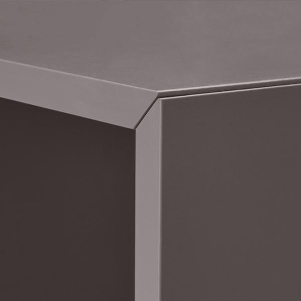 Стеллаж Ikea Eket 107 x 105 x 35см cm / ЛДСП / Темно-серый photo 3