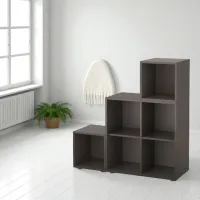Стеллаж Ikea Eket 107 x 105 x 35см cm / ЛДСП / Темно-серый photo 5