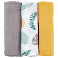 Пеленки Petite&Mars Moussy Ochre Leaves  / Разноцветный