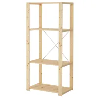 Стеллаж Ikea Hejne 171 x 78 x 50см cm / Массивная сосна / Wood