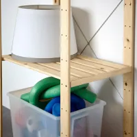 Стеллаж Ikea Hejne 171 x 78 x 50см cm / Массивная сосна / Wood photo 4