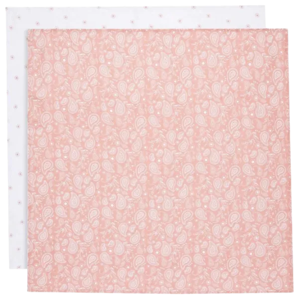 Пеленки Jollein Paisley & Halo Rosewood  / Розовый photo 1
