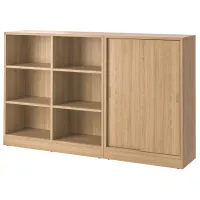 Стеллаж Ikea Tonstad 120 x 202 x 37см cm / Шпон / Дубовый Шпон