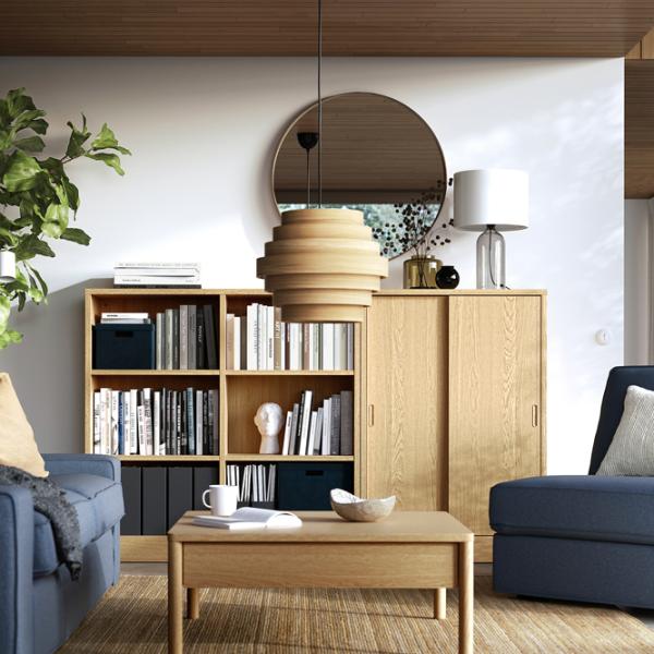 Стеллаж Ikea Tonstad 120 x 202 x 37см cm / Шпон / Дубовый Шпон photo 3 Стеллаж Ikea Tonstad 120 x 202 x 37см cm / Шпон / Дубовый Шпон photo 3