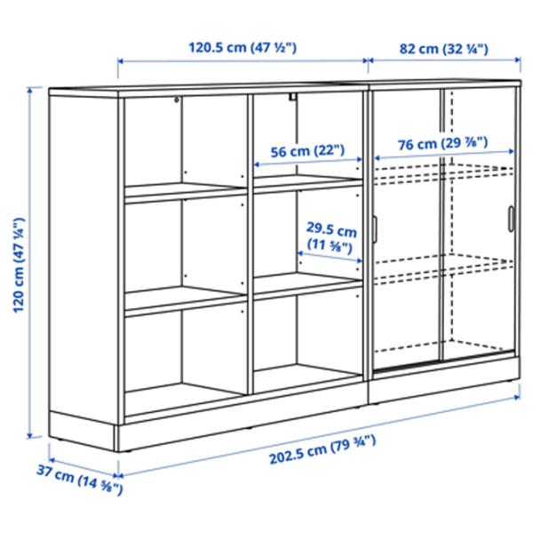 Стеллаж Ikea Tonstad 120 x 202 x 37см cm / Шпон / Дубовый Шпон photo 5 Стеллаж Ikea Tonstad 120 x 202 x 37см cm / Шпон / Дубовый Шпон photo 5