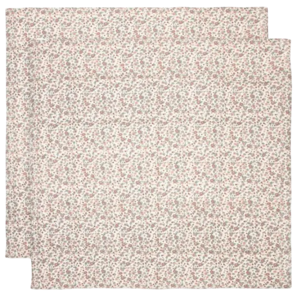 Пеленки Jollein Retro Flowers  / Розовый photo 1