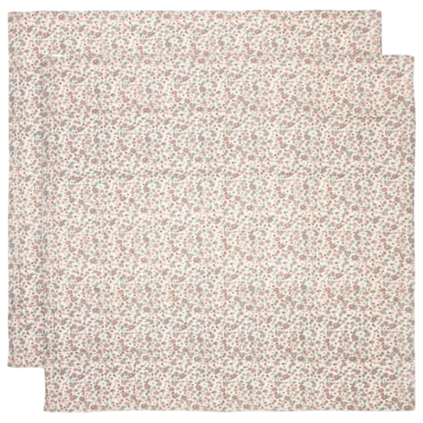 Пеленки Jollein Retro Flowers  / Розовый photo 1