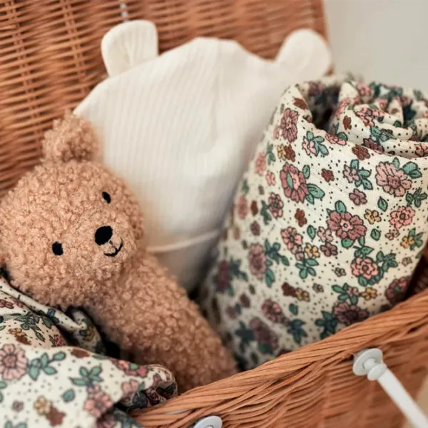 Пеленки Jollein Retro Flowers  / Розовый photo 5