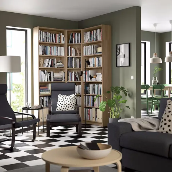 Стеллаж Ikea Billy  237 x 136 x 28см cm / ЛДСП / Oak photo 4