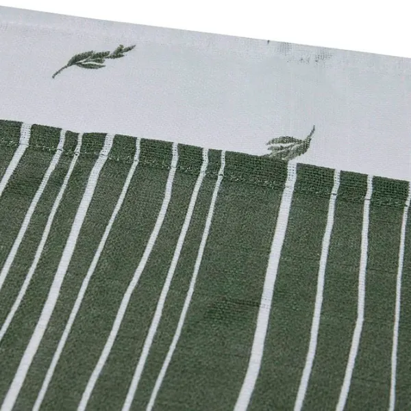 Pelinci Jollein Stripe & Olive Leaf Green  / Green photo 4