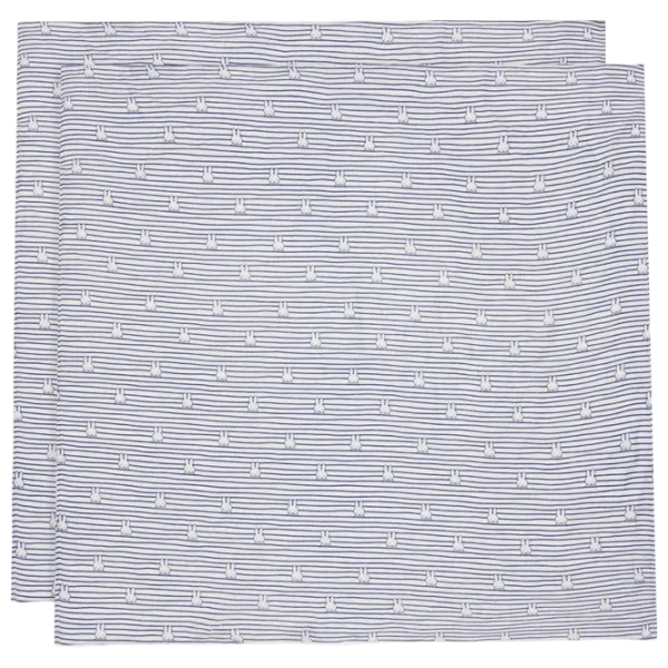 Пеленки Jollein Miffy Miffy Stripe Navy  / Синий photo 1