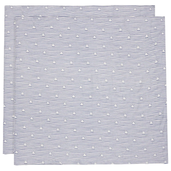 Пеленки Jollein Miffy Miffy Stripe Navy  / Синий photo 1