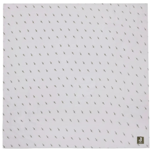 Пеленки Jollein Olive Leaf Green  / Белый photo 1