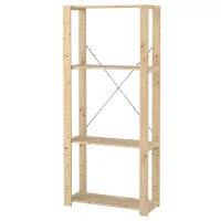 Стеллаж Ikea Hejne 171 x 78 x 31см cm / Массивная сосна / Wood