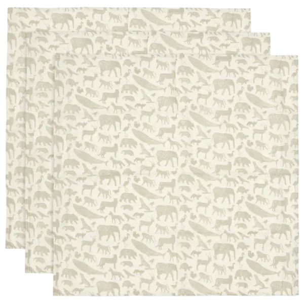 Pelinci Jollein Animals Olive Green  / Green photo 1