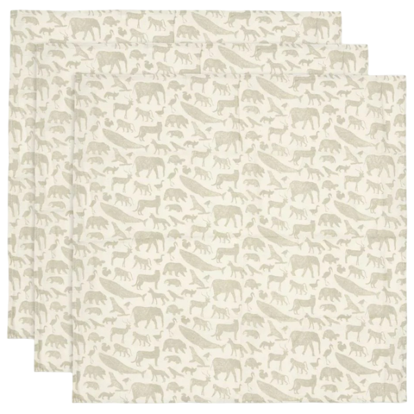 Pelinci Jollein Animals Olive Green  / Green photo 1