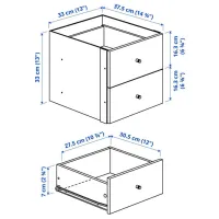 Стеллаж Ikea Kallax 147 x 42 x 39см cm / ЛДСП / White photo 2