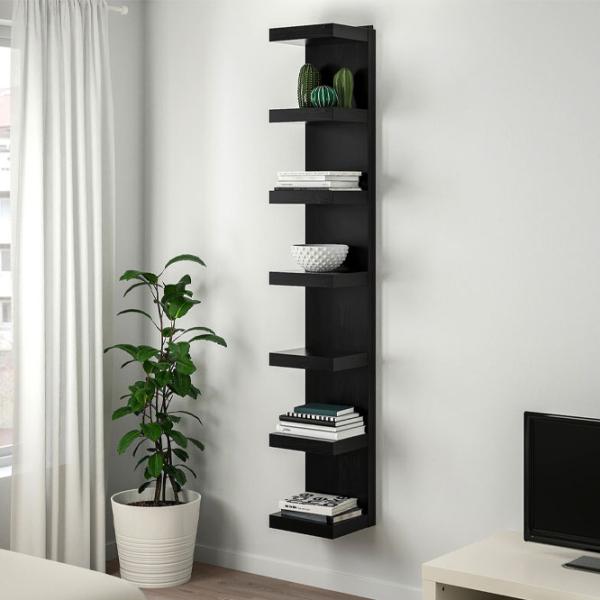 Стеллаж Ikea Lack 190 x 30 x 28см cm / ЛДСП / Черный Коричневый photo 4