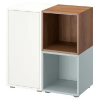 Стеллаж Ikea Eket 72 x 70 x 35см cm / ЛДСП / Oреховый