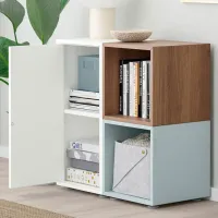 Etajeră Ikea Eket 72 x 70 x 35 cm / PAL / Walnut photo 2