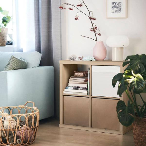 Стеллаж Ikea Kallax 77 x 77 x 39см cm / ЛДСП / Выбеленный дуб photo 5