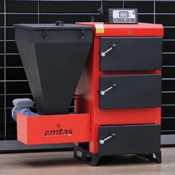 Cazan pe combustibil solid Emtas Standart 116 kW / 1160 m² photo 4